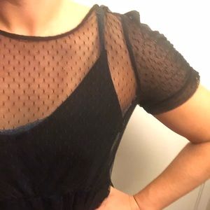 Black Zara Knit Dress